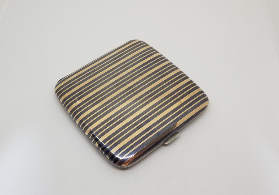 ALTIN VE SAVAT İŞÇİLİKLİ OSMANLI DÖNEMİ NADİR GÜMÜŞ SİGARA TABAKASI