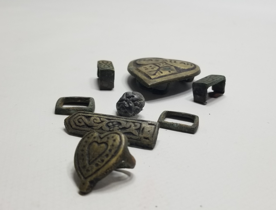 ANTİKA ÇERKES AT KOŞUM TAKIMI PARÇALARI LOTU