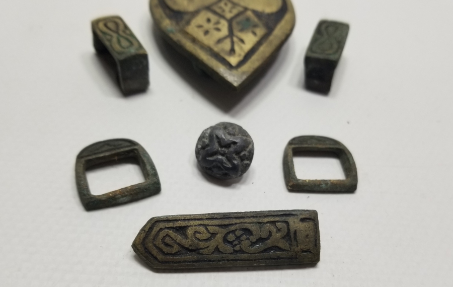 ANTİKA ÇERKES AT KOŞUM TAKIMI PARÇALARI LOTU