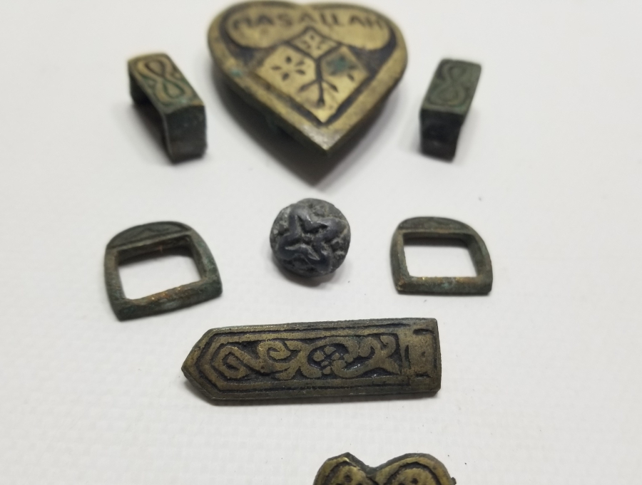 ANTİKA ÇERKES AT KOŞUM TAKIMI PARÇALARI LOTU