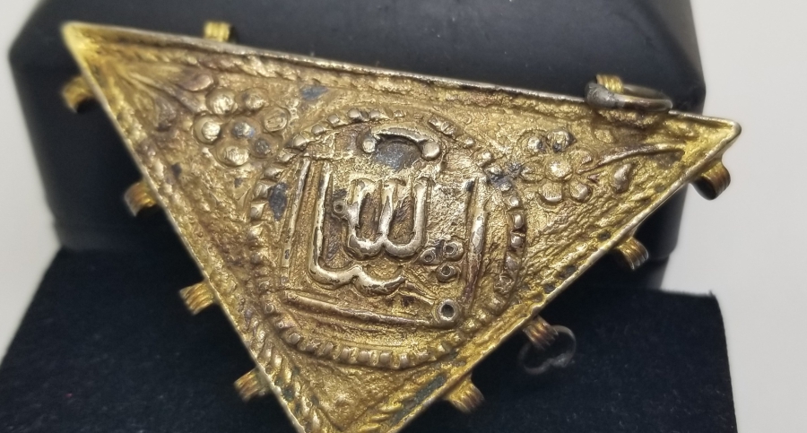 KABARTMA İŞÇİLİKLİ OSMANLI DÖNEMİ NADİR TİPTE GÜMÜŞ HAMAYIL