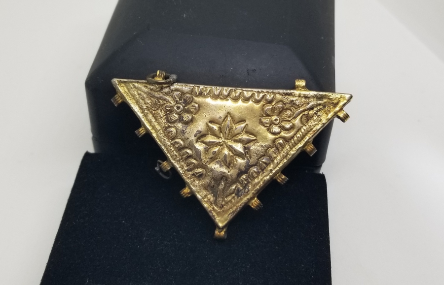 KABARTMA İŞÇİLİKLİ OSMANLI DÖNEMİ NADİR TİPTE GÜMÜŞ HAMAYIL