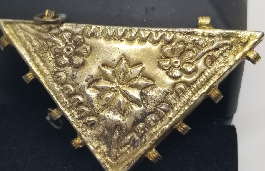 KABARTMA İŞÇİLİKLİ OSMANLI DÖNEMİ NADİR TİPTE GÜMÜŞ HAMAYIL