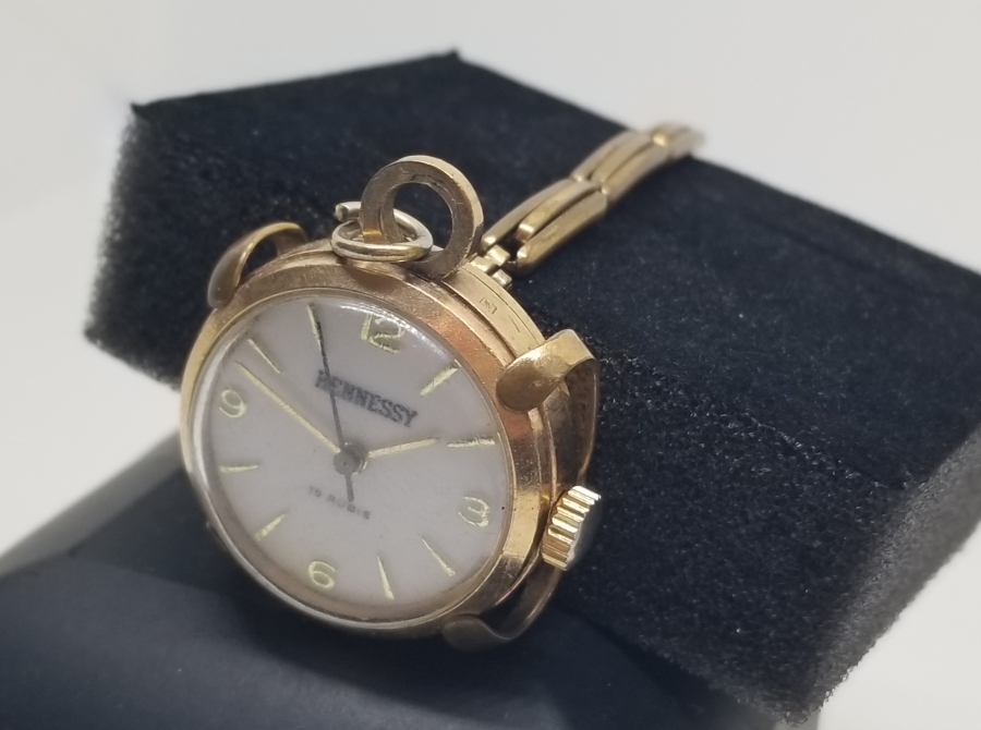 ÖZEL APARATLA CEP SAATİNDEN KOL SAATİNE ÇEVRİLMİŞ ANTİKA KURMALI SAAT