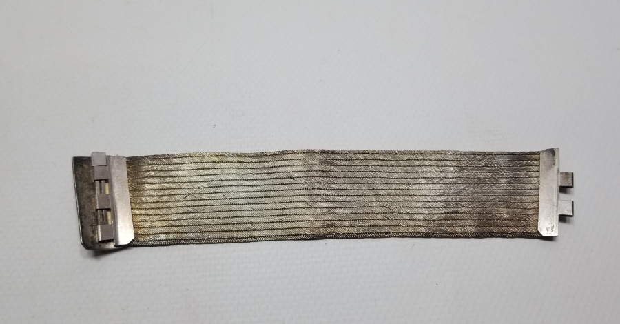 ÜZERİ KALEM İŞÇİLİKLİ OSMANLI DÖNEMİ TRABZON İŞİ HASIR ÖRME GELİN BİLEZİĞİ