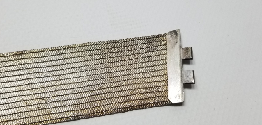 ÜZERİ KALEM İŞÇİLİKLİ OSMANLI DÖNEMİ TRABZON İŞİ HASIR ÖRME GELİN BİLEZİĞİ