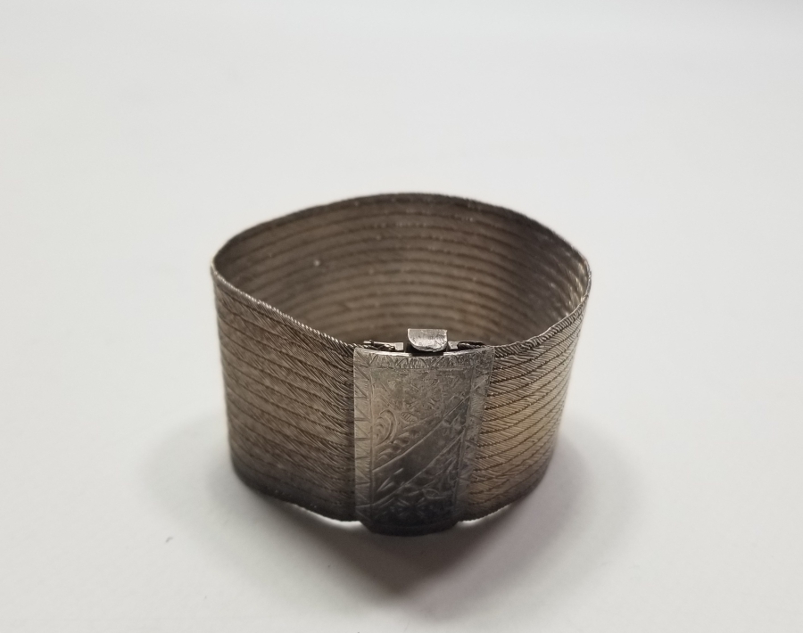 ÜZERİ KALEM İŞÇİLİKLİ OSMANLI DÖNEMİ TRABZON İŞİ HASIR ÖRME GELİN BİLEZİĞİ