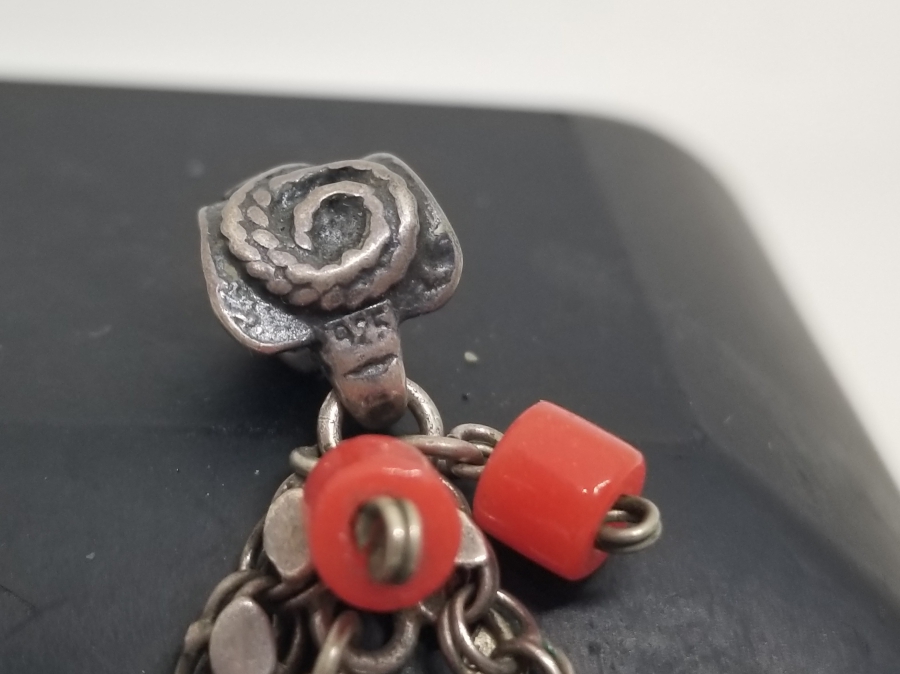 MERCANLI GÜMÜŞ ARMUDİ FORMDA KOLYE UCU