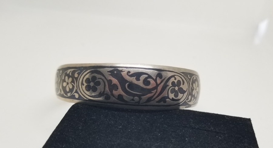 OSMANLI DÖNEMİ NADİR TİPTE SAVATLI GÜMÜŞ KULA BİLEZİK