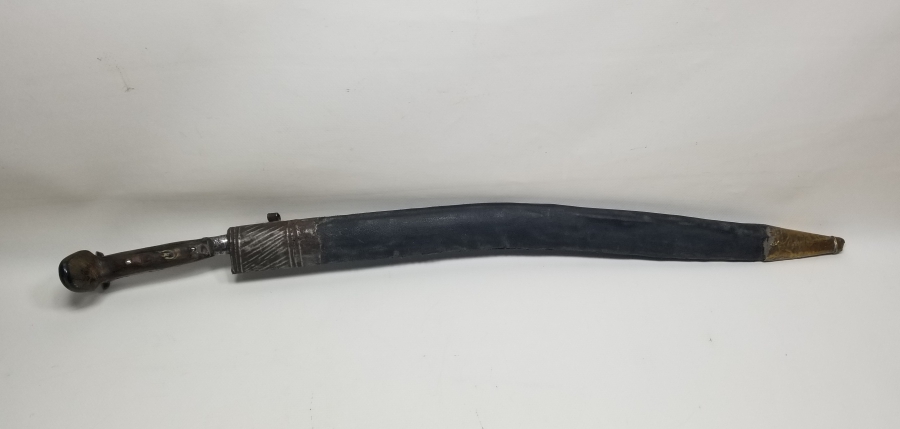 ALTIN ÇAKMA İŞÇİLİKLİ YENİÇERİ YATAĞAN KILICI