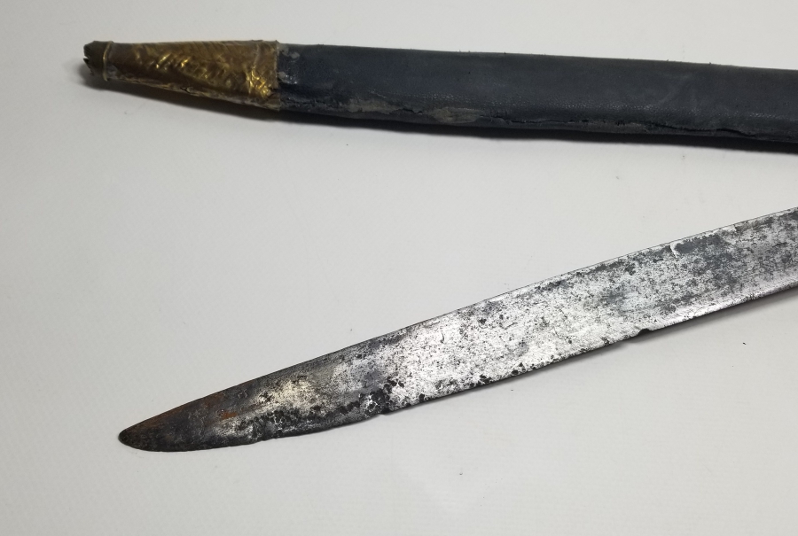 ALTIN ÇAKMA İŞÇİLİKLİ YENİÇERİ YATAĞAN KILICI