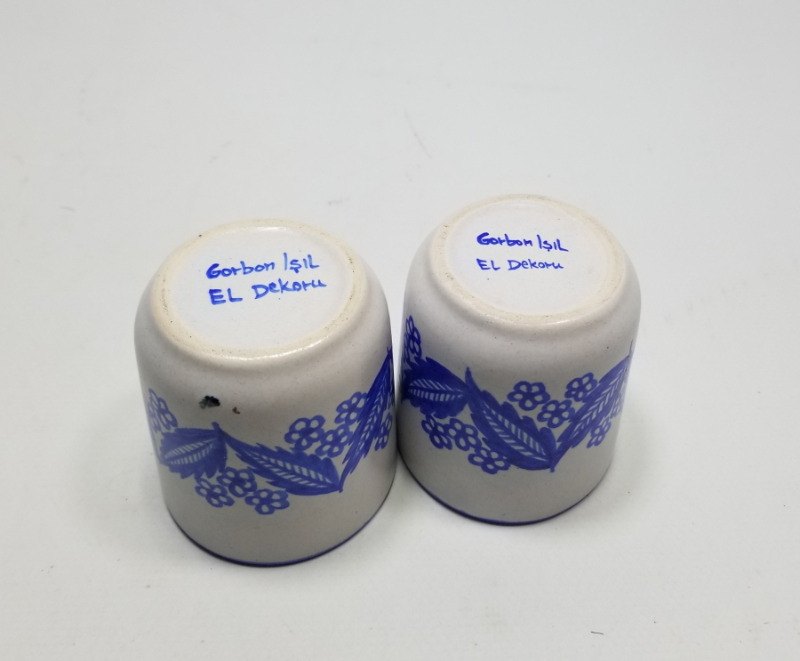 İKİ ADET EL BOYAMA LİKÖR BARDAĞI