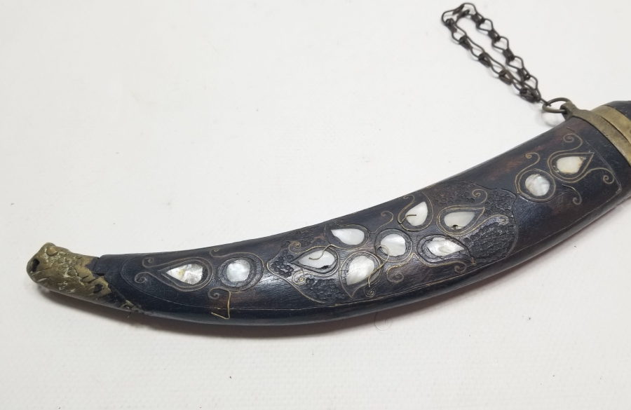 YAKIN DÖNEM EL YAPIMI DEKORATİF ANTEP KAMASI