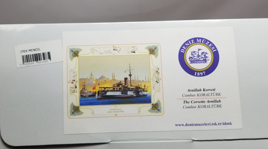 DENİZ MÜZESİ HATIRASI İPEK MENDİL