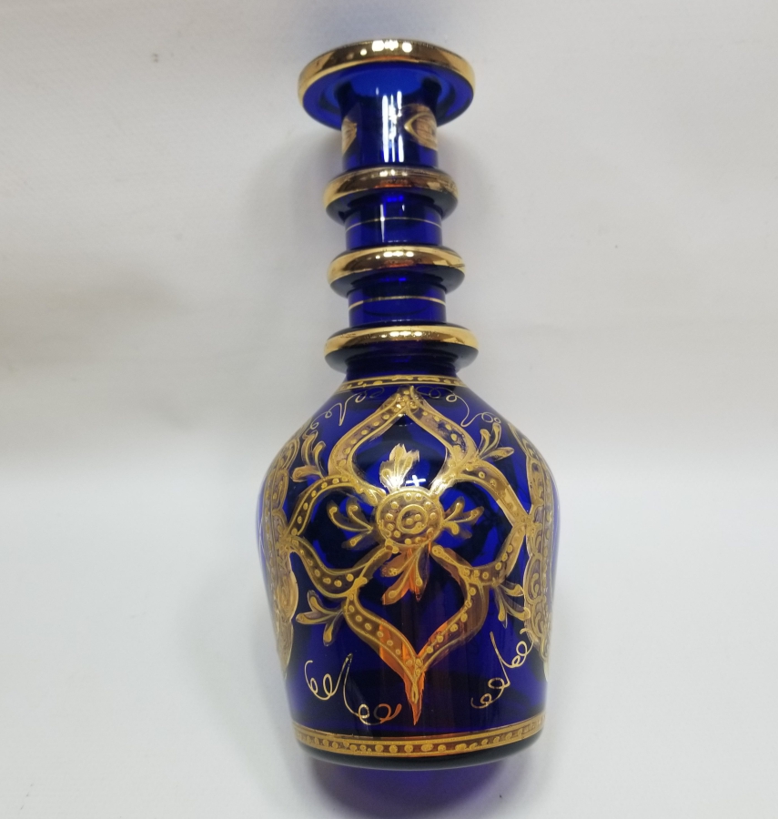 ÜZERİ EL BOYAMA VE MİNE İŞÇİLİKLİ NADİR TİPTE ANTİKA NARGİLE ALTI