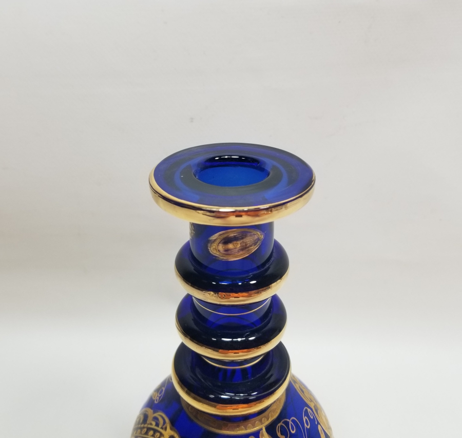 ÜZERİ EL BOYAMA VE MİNE İŞÇİLİKLİ NADİR TİPTE ANTİKA NARGİLE ALTI