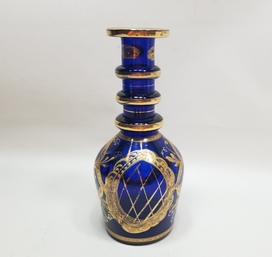 ÜZERİ EL BOYAMA VE MİNE İŞÇİLİKLİ NADİR TİPTE ANTİKA NARGİLE ALTI