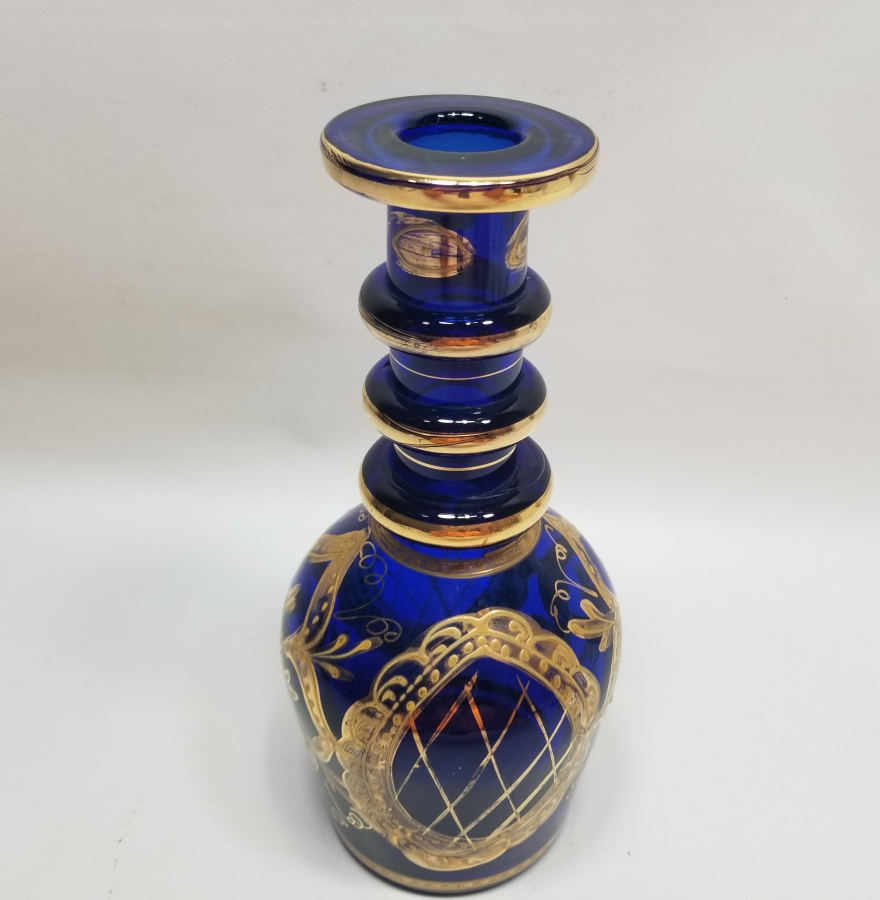 ÜZERİ EL BOYAMA VE MİNE İŞÇİLİKLİ NADİR TİPTE ANTİKA NARGİLE ALTI