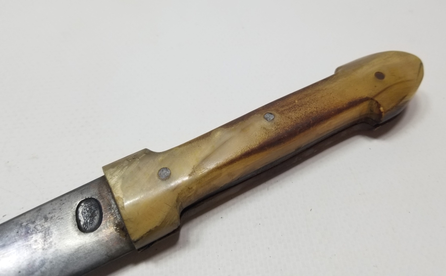 ÜZERİ TUĞRA FİGÜRLÜ USTA DAMGALI NADİR TİPTE OSMANLI ÇERKES KAMASI