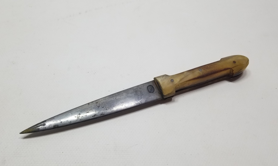 ÜZERİ TUĞRA FİGÜRLÜ USTA DAMGALI NADİR TİPTE OSMANLI ÇERKES KAMASI