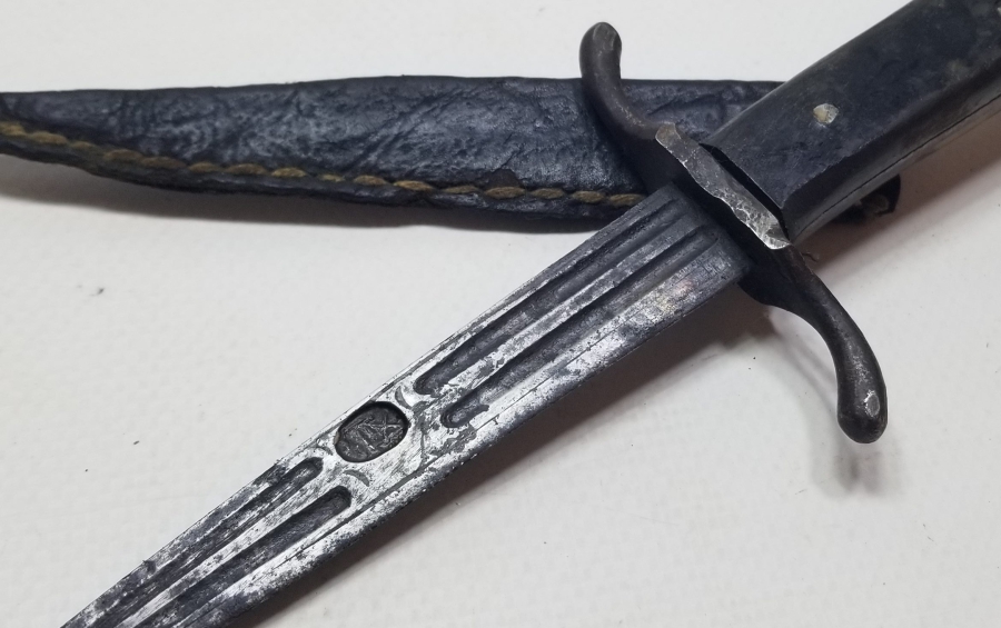 ÜZERİ ERMENİ USTA DAMGALI ORİJİNAL KININDA ÖZEL YAPIM AVCI BIÇAĞI