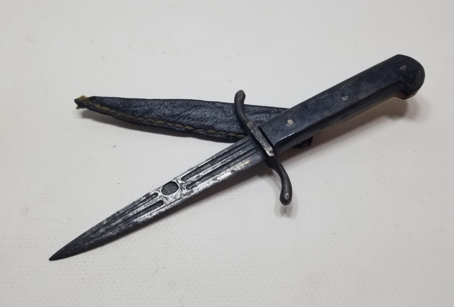 ÜZERİ ERMENİ USTA DAMGALI ORİJİNAL KININDA ÖZEL YAPIM AVCI BIÇAĞI