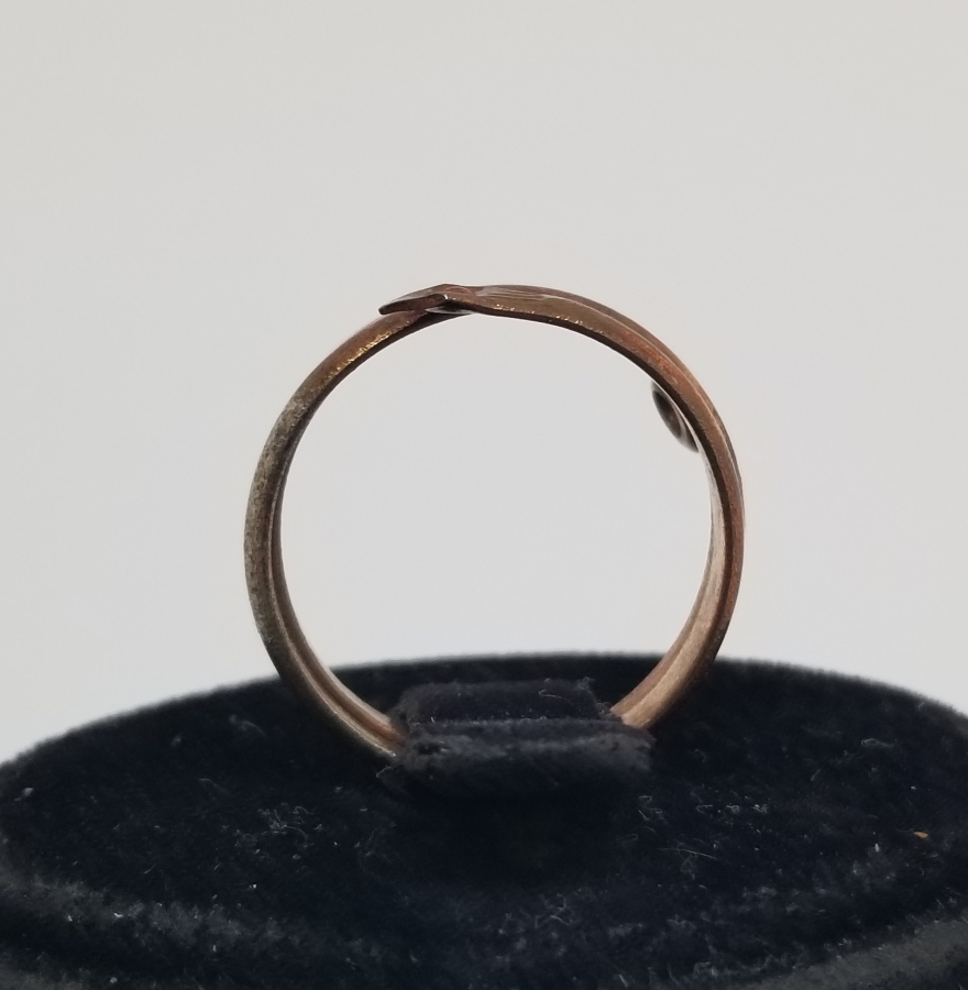 KABARTMA İŞÇİLİKLİ YILAN FORMLU OSMANLI DÖNEMİ RUM İŞİ YÜZÜK