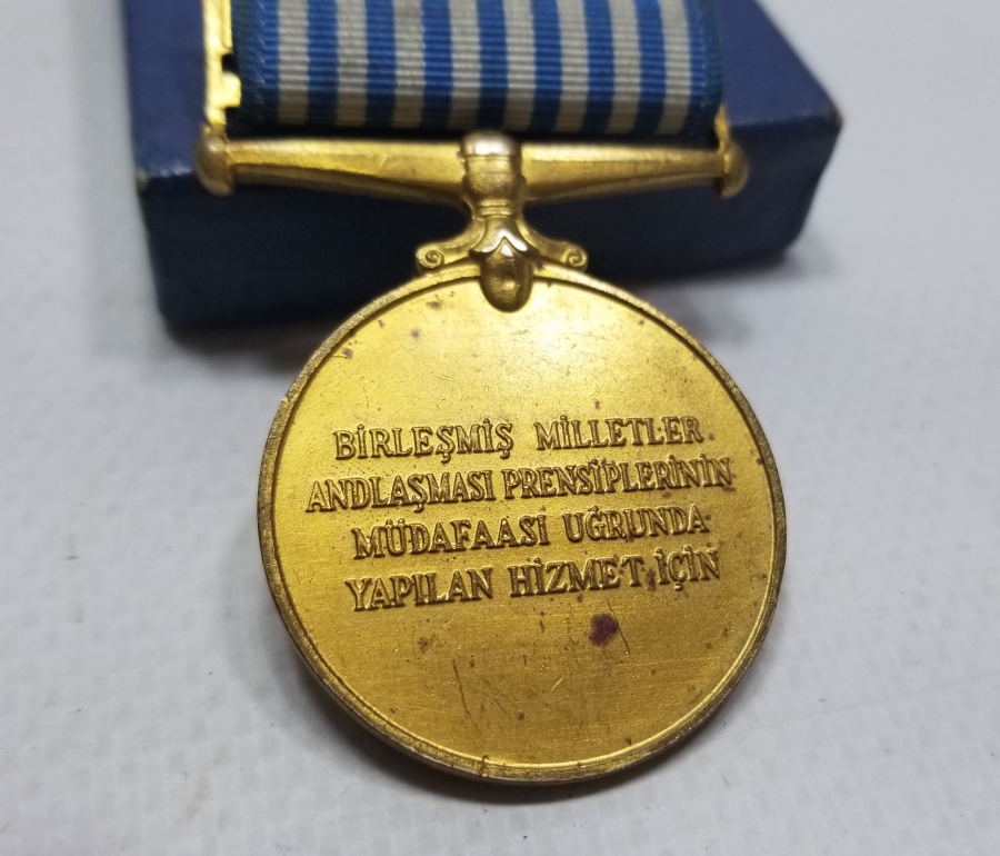 ORİJİNAL KUTUSUNDA VE ÇİL KONDİSYONDA KORE HARBİ MADALYASI