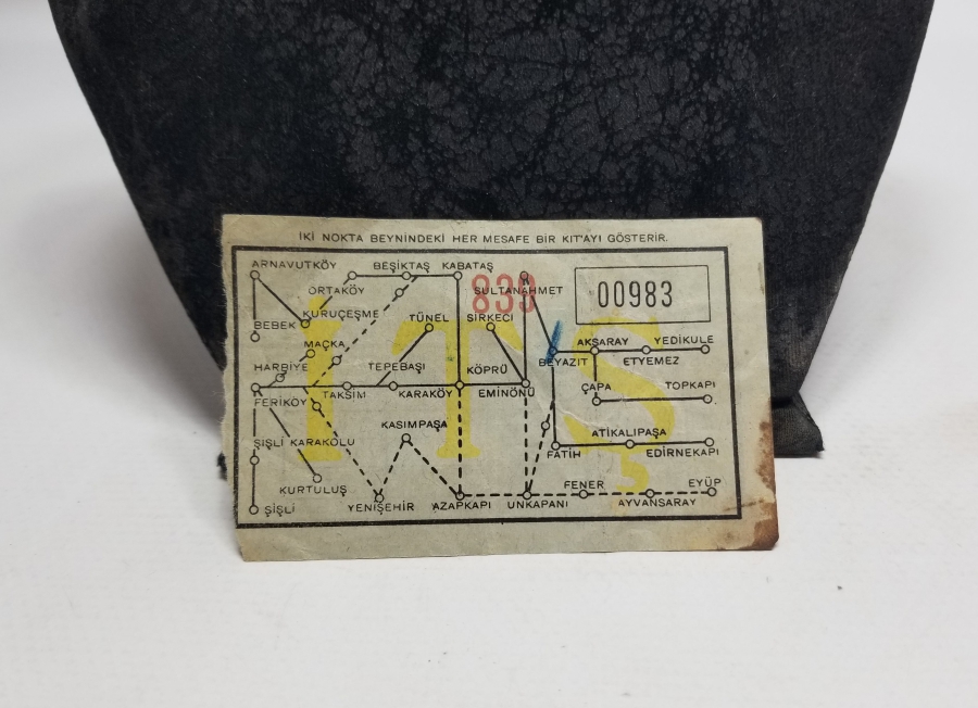 CUMNHURİYET BAŞLARI NADİR TRAMVAY BİLETİ