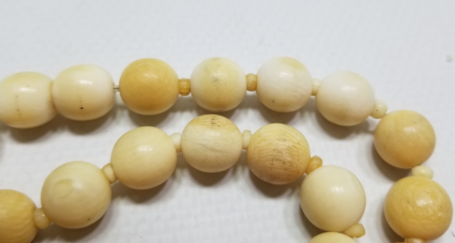 OSMANLI DÖNEMİ EL YAPIMI NADİR FİLDİŞİ GERDANLIK