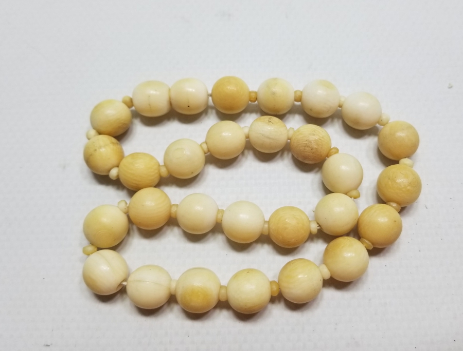 OSMANLI DÖNEMİ EL YAPIMI NADİR FİLDİŞİ GERDANLIK