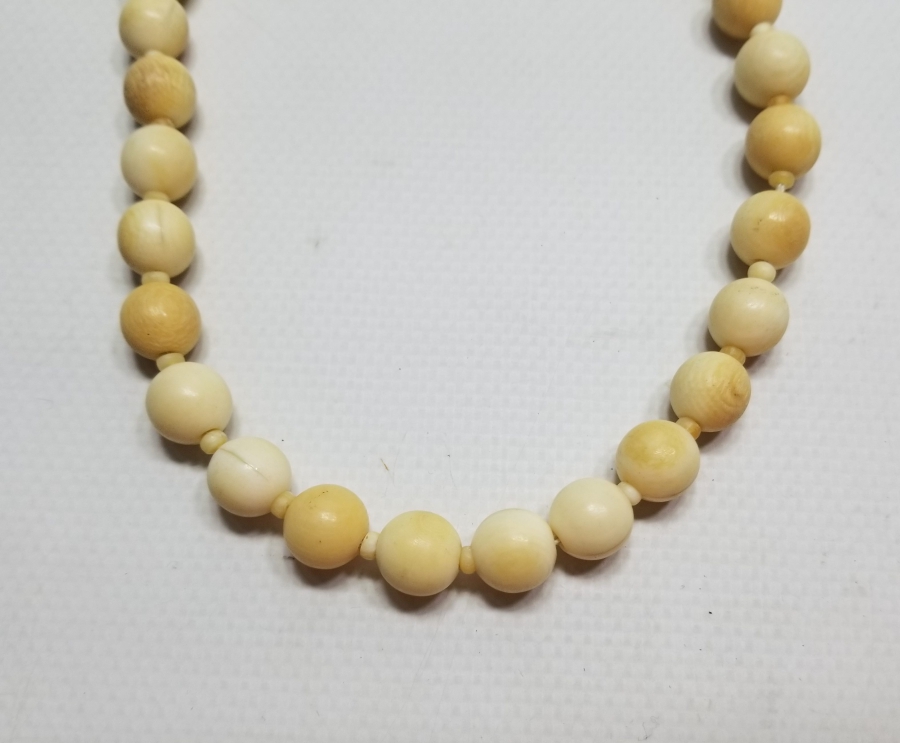 OSMANLI DÖNEMİ EL YAPIMI NADİR FİLDİŞİ GERDANLIK