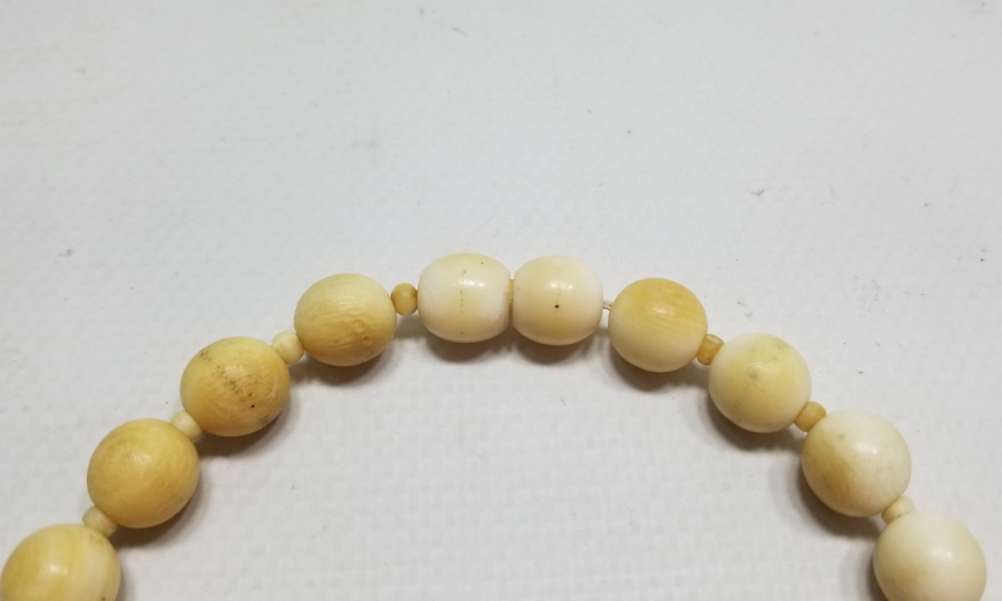 OSMANLI DÖNEMİ EL YAPIMI NADİR FİLDİŞİ GERDANLIK