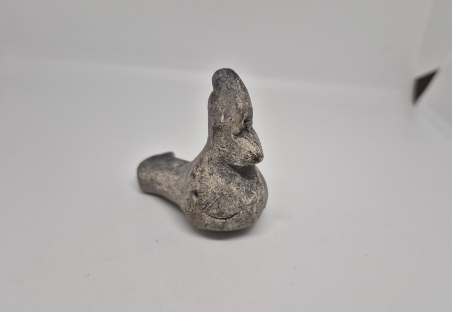 OSMANLI DÖNEMİ EL YAPIMI NADİR KUŞ FİGÜRLÜ OYUNCAK TOPRAK DÜDÜK