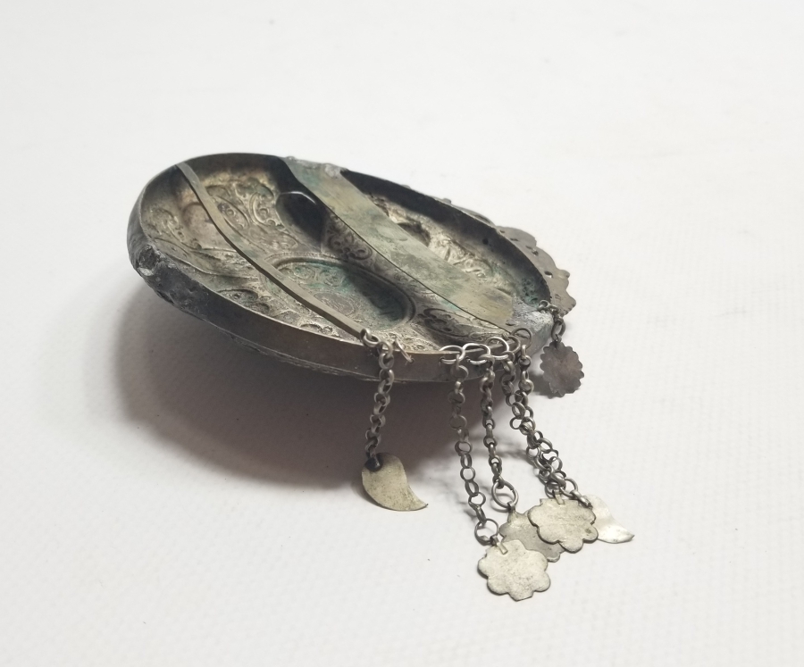 KABARTMA İŞÇİLİKLİ OSMANLI DÖNEMİ GELİN KEMERİ TOKASI