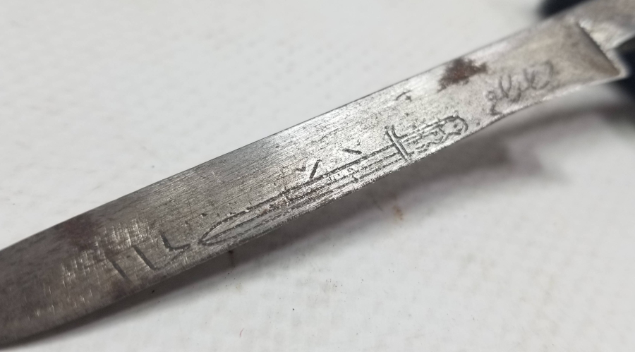 ÜZERİ OSMANLICA YAZILI 1. DÜNYA SAVAŞI DÖNEMİ NADİR SUBAY USTURASI