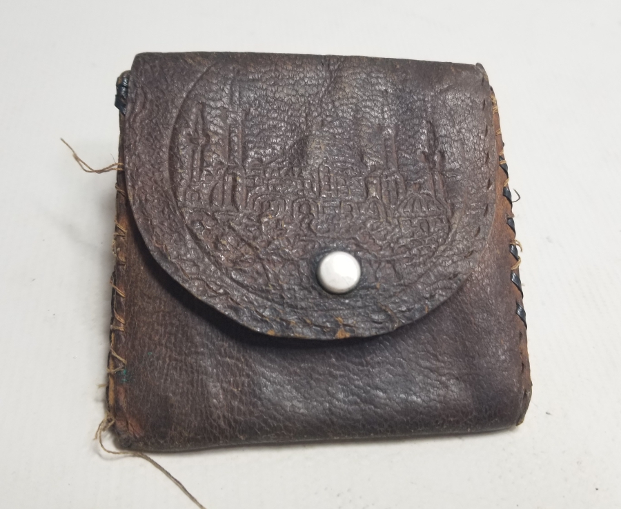 AYASOFYA CAMİ GÖRSELLİ OSMANLI DÖNEMİ DERİ CÜZDAN