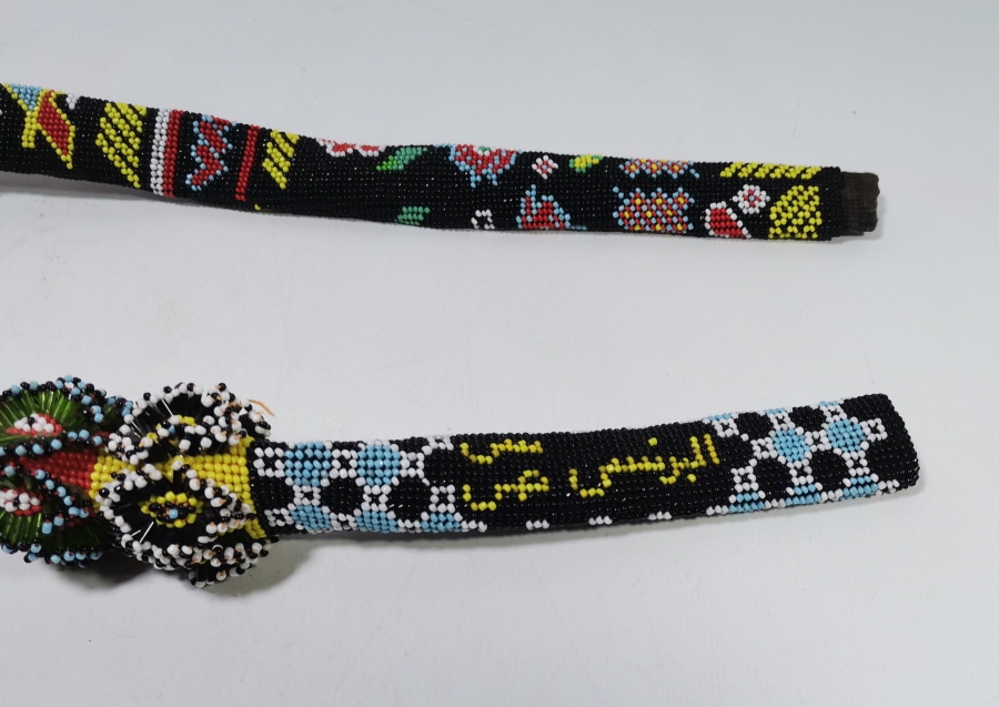 CEZAEVİ İŞİ EL YAPIMI BONCUK NARGİLE HORTUMU