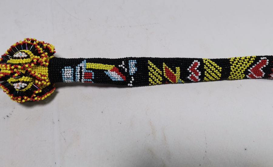 CEZAEVİ İŞİ EL YAPIMI BONCUK NARGİLE HORTUMU