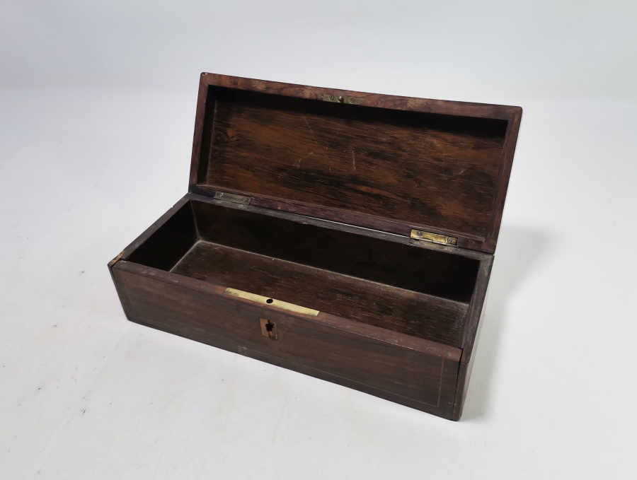 ANTİKA KAPAKLI AHŞAP KUTU