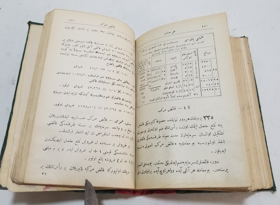 OSMANLI DÖNEMİ TAŞ BASKI İLMİ HİSAB