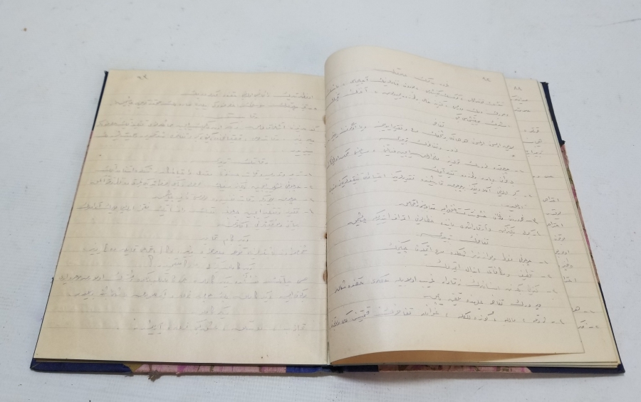 1929 TARİHLİ TAMAMI OSMANLICA EL YAZMA DERS DEFTERİ