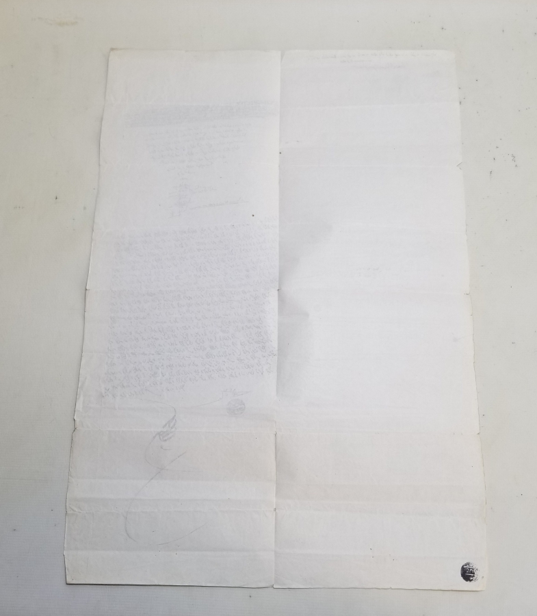 OSMANLI DÖNEMİ BÜYÜK BOY HÜCCET - KADI KARARI