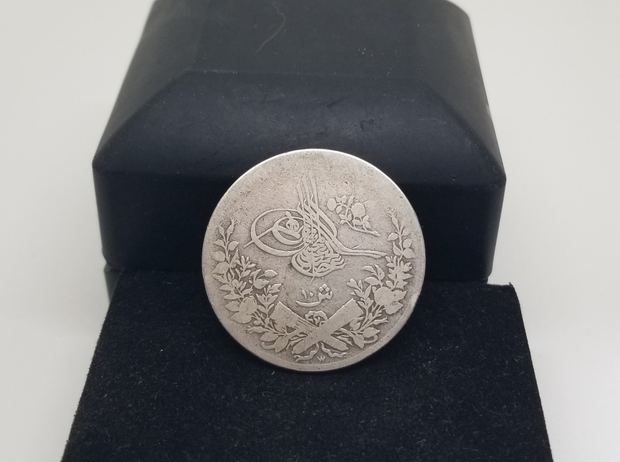 ABDÜLHAMİD HAN DÖNEMİ GÜMÜŞ MISIR 10 KURUŞ