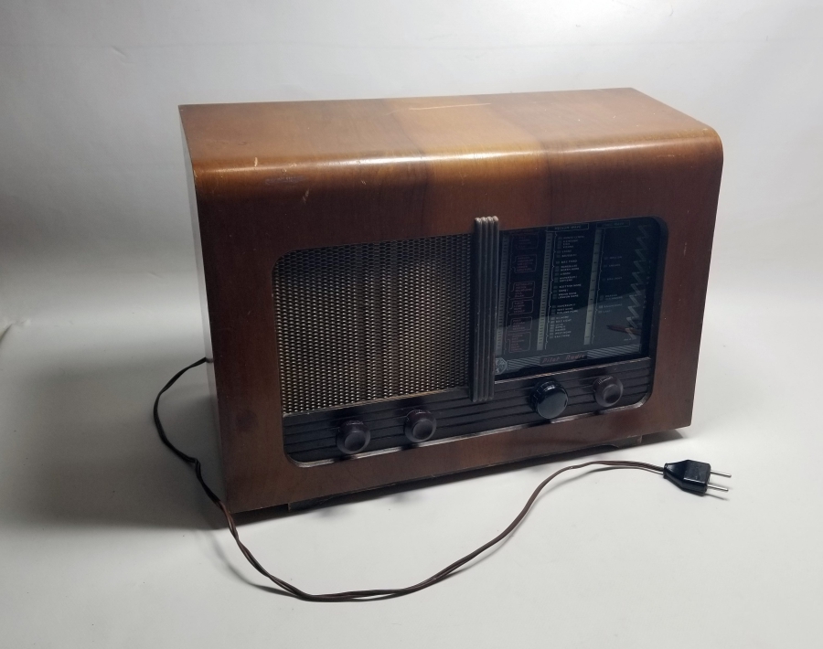 AHŞAP KASA BÜYÜK BOY ANTİKA RADYO