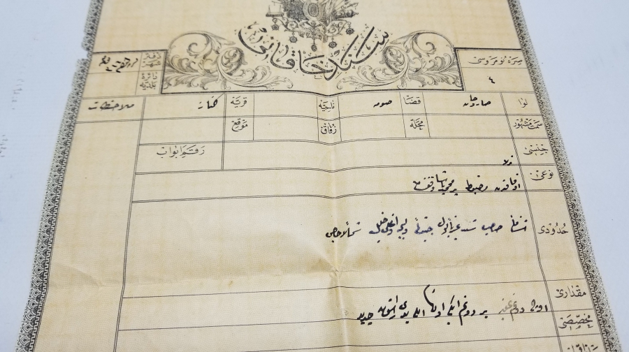 OSMANLI DEVLET ARMALI SENED-İ HAKANİ