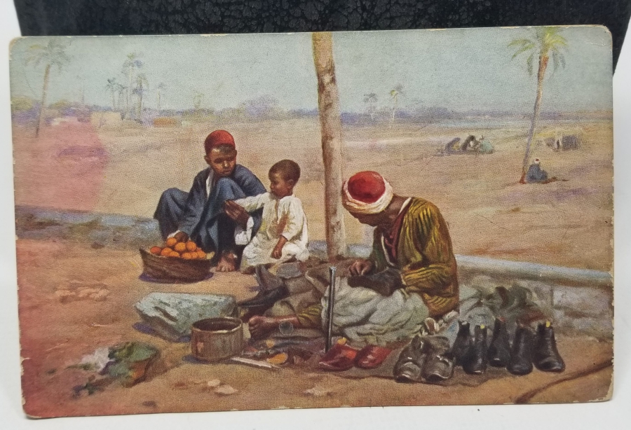 AYAKKABI TAMİRCİSİ KONULU OSMANLI DÖNEMİ KARTPOSTAL