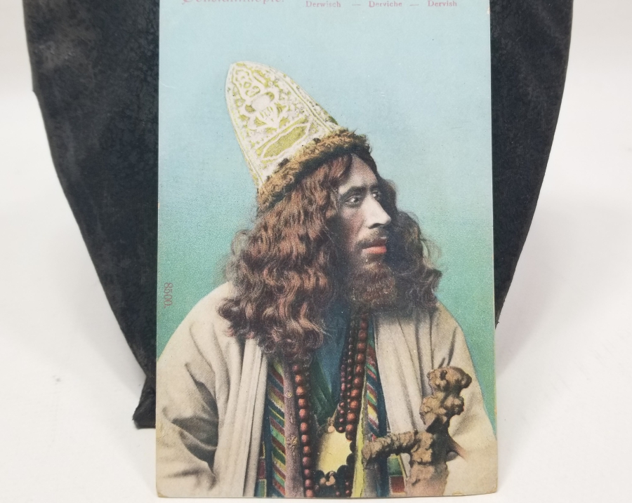 BEKTAŞİ DERVİŞİ GÖRSELLİ OSMANLI DÖNEMİ KARTPOSTAL