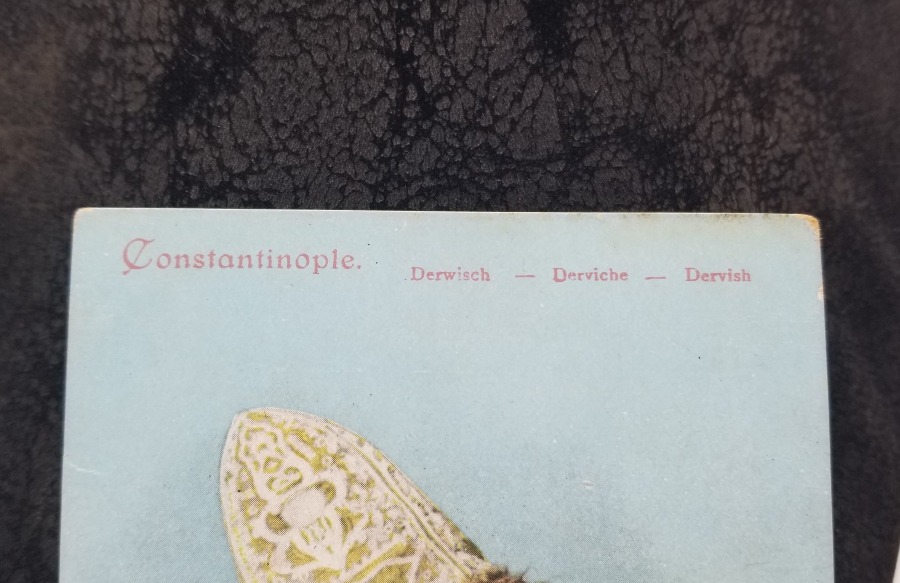 BEKTAŞİ DERVİŞİ GÖRSELLİ OSMANLI DÖNEMİ KARTPOSTAL