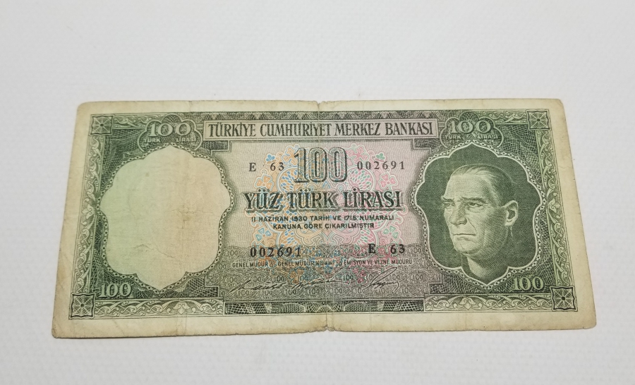 5. EMİSYON 100 LİRA